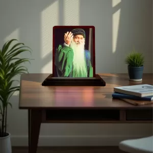 Car Desk/Table Top Osho Wooden Photo Stand 3x4 Inches, Compact & Stylish Spiritual Display For Car, Home & Office (Pack Of 1) (F14439) Car Desk/Table Top Osho Wooden Photo Stand 3x4 Inches, Compact & Stylish Spiritual Display For Car, Home & Office (Pack Of 1) (F14439)