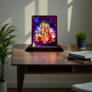 Car Desk/Table Top Lord Vishnu Lakshmi Wooden Photo Stand 3x4 Inches, Compact & Stylish Spiritual Display For Car, Home & Office (Pack Of 1) (F14441) Car Desk/Table Top Lord Vishnu Lakshmi Wooden Photo Stand 3x4 Inches, Compact & Stylish Spiritual Display For Car, Home & Office (Pack Of 1) (F14441)