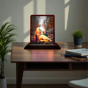 Car Desk/Table Top Vyasa Maharshi Wooden Photo Stand 3x4 Inches, Compact & Stylish Spiritual Display For Car, Home & Office (Pack Of 1) (F14569) Car Desk/Table Top Vyasa Maharshi Wooden Photo Stand 3x4 Inches, Compact & Stylish Spiritual Display For Car, Home & Office (Pack Of 1) (F14569)