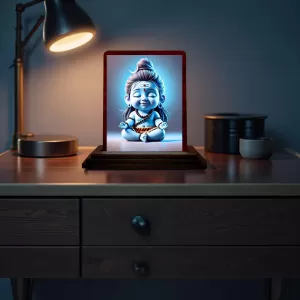 Car Desk/Table Top Lord Shiva Wooden Photo Stand 3x4 Inches, Compact & Stylish Spiritual Display For Car, Home & Office (Pack Of 1) (F14621) Car Desk/Table Top Lord Shiva Wooden Photo Stand 3x4 Inches, Compact & Stylish Spiritual Display For Car, Home & Office (Pack Of 1) (F14621)