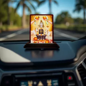 Car Desk/Table Top Lord Shiva Wooden Photo Stand 3x4 Inches, Compact & Stylish Spiritual Display For Car, Home & Office (Pack Of 1) (F15103) Car Desk/Table Top Lord Shiva Wooden Photo Stand 3x4 Inches, Compact & Stylish Spiritual Display For Car, Home & Office (Pack Of 1) (F15103)
