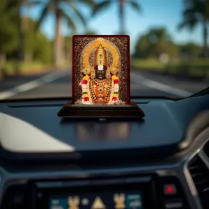 Car Desk/Table Top Lord Balaji Wooden Photo Stand 3x4 Inches, Compact & Stylish Spiritual Display For Car, Home & Office (Pack Of 1) (F15156) Car Desk/Table Top Lord Balaji Wooden Photo Stand 3x4 Inches, Compact & Stylish Spiritual Display For Car, Home & Office (Pack Of 1) (F15156)