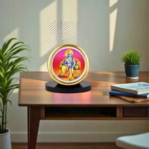Car Desk/Table Top Lord Rama Metal Golden Photo Stand 2x2 Inches, Compact & Stylish Spiritual Display For Car, Home & Office (Pack Of 1) (F18439) Car Desk/Table Top Lord Rama Metal Golden Photo Stand 2x2 Inches, Compact & Stylish Spiritual Display For Car, Home & Office (Pack Of 1) (F18439)