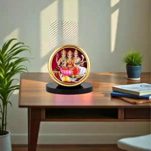 Car Desk/Table Top Lakshmi Saraswathi Parvathi Metal Golden Photo Stand 2x2 Inches, Compact & Stylish Spiritual Display For Car, Home & Office (Pack Of 1) (F18482) Car Desk/Table Top Lakshmi Saraswathi Parvathi Metal Golden Photo Stand 2x2 Inches, Compact & Stylish Spiritual Display For Car, Home & Office (Pack Of 1) (F18482)