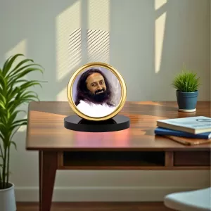 Car Desk/Table Top Sri Sri Ravi Shankar Metal Golden Photo Stand 2x2 Inches, Compact & Stylish Spiritual Display For Car, Home & Office (Pack Of 1) (F18526) Car Desk/Table Top Sri Sri Ravi Shankar Metal Golden Photo Stand 2x2 Inches, Compact & Stylish Spiritual Display For Car, Home & Office (Pack Of 1) (F18526)