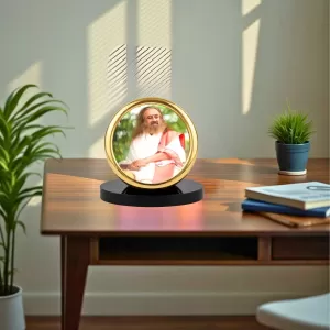 Car Desk/Table Top Sri Sri Ravi Shankar Metal Golden Photo Stand 2x2 Inches, Compact & Stylish Spiritual Display For Car, Home & Office (Pack Of 1) (F18574) Car Desk/Table Top Sri Sri Ravi Shankar Metal Golden Photo Stand 2x2 Inches, Compact & Stylish Spiritual Display For Car, Home & Office (Pack Of 1) (F18574)