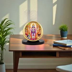 Car Desk/Table Top Lord Vishnu Metal Golden Photo Stand 2x2 Inches, Compact & Stylish Spiritual Display For Car, Home & Office (Pack Of 1) (F18585) Car Desk/Table Top Lord Vishnu Metal Golden Photo Stand 2x2 Inches, Compact & Stylish Spiritual Display For Car, Home & Office (Pack Of 1) (F18585)