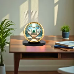 Car Desk/Table Top Mucca Masid Metal Golden Photo Stand 2x2 Inches, Compact & Stylish Spiritual Display For Car, Home & Office (Pack Of 1) (F18710) Car Desk/Table Top Mucca Masid Metal Golden Photo Stand 2x2 Inches, Compact & Stylish Spiritual Display For Car, Home & Office (Pack Of 1) (F18710)