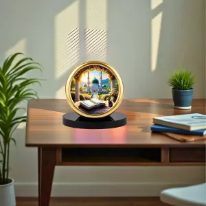 Car Desk/Table Top Mucca Masid Metal Golden Photo Stand 2x2 Inches, Compact & Stylish Spiritual Display For Car, Home & Office (Pack Of 1) (F18714) Car Desk/Table Top Mucca Masid Metal Golden Photo Stand 2x2 Inches, Compact & Stylish Spiritual Display For Car, Home & Office (Pack Of 1) (F18714)