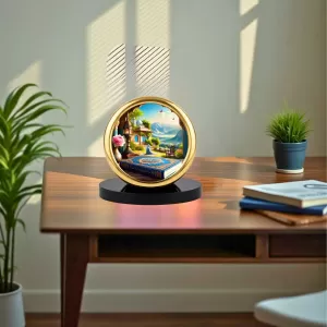 Car Desk/Table Top Mucca Masid Metal Golden Photo Stand 2x2 Inches, Compact & Stylish Spiritual Display For Car, Home & Office (Pack Of 1) (F18715) Car Desk/Table Top Mucca Masid Metal Golden Photo Stand 2x2 Inches, Compact & Stylish Spiritual Display For Car, Home & Office (Pack Of 1) (F18715)