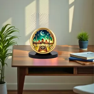 Car Desk/Table Top Mucca Masid Metal Golden Photo Stand 2x2 Inches, Compact & Stylish Spiritual Display For Car, Home & Office (Pack Of 1) (F18719) Car Desk/Table Top Mucca Masid Metal Golden Photo Stand 2x2 Inches, Compact & Stylish Spiritual Display For Car, Home & Office (Pack Of 1) (F18719)