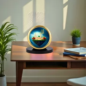 Car Desk/Table Top Mucca Masid Metal Golden Photo Stand 2x2 Inches, Compact & Stylish Spiritual Display For Car, Home & Office (Pack Of 1) (F18720) Car Desk/Table Top Mucca Masid Metal Golden Photo Stand 2x2 Inches, Compact & Stylish Spiritual Display For Car, Home & Office (Pack Of 1) (F18720)