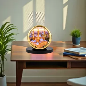 Car Desk/Table Top Mucca Masid Metal Golden Photo Stand 2x2 Inches, Compact & Stylish Spiritual Display For Car, Home & Office (Pack Of 1) (F18768) Car Desk/Table Top Mucca Masid Metal Golden Photo Stand 2x2 Inches, Compact & Stylish Spiritual Display For Car, Home & Office (Pack Of 1) (F18768)