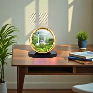 Car Desk/Table Top Mucca Masid Metal Golden Photo Stand 2x2 Inches, Compact & Stylish Spiritual Display For Car, Home & Office (Pack Of 1) (F18775) Car Desk/Table Top Mucca Masid Metal Golden Photo Stand 2x2 Inches, Compact & Stylish Spiritual Display For Car, Home & Office (Pack Of 1) (F18775)