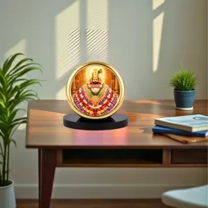 Car Desk/Table Top Khatu Shyam Metal Golden Photo Stand 2x2 Inches, Compact & Stylish Spiritual Display For Car, Home & Office (Pack Of 1) (F18791) Car Desk/Table Top Khatu Shyam Metal Golden Photo Stand 2x2 Inches, Compact & Stylish Spiritual Display For Car, Home & Office (Pack Of 1) (F18791)
