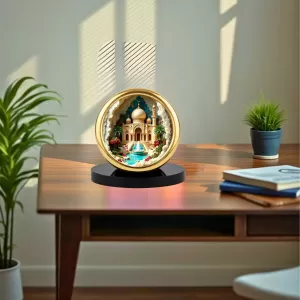 Car Desk/Table Top Mucca Masid Metal Golden Photo Stand 2x2 Inches, Compact & Stylish Spiritual Display For Car, Home & Office (Pack Of 1) (F18795) Car Desk/Table Top Mucca Masid Metal Golden Photo Stand 2x2 Inches, Compact & Stylish Spiritual Display For Car, Home & Office (Pack Of 1) (F18795)