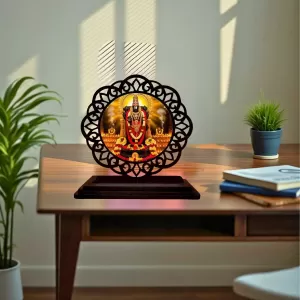 Car Desk/Table Top Lord Balaji Wooden Photo Stand 3x4 Inches, Compact & Stylish Spiritual Display For Car, Home & Office (Pack Of 1) (F19657) Car Desk/Table Top Lord Balaji Wooden Photo Stand 3x4 Inches, Compact & Stylish Spiritual Display For Car, Home & Office (Pack Of 1) (F19657)
