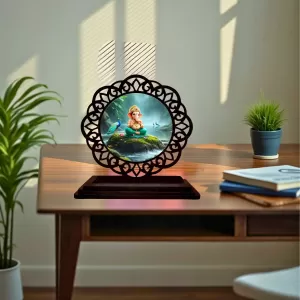 Car Desk/Table Top Lord Ganesha Wooden Photo Stand 3x4 Inches, Compact & Stylish Spiritual Display For Car, Home & Office (Pack Of 1) (F19674) Car Desk/Table Top Lord Ganesha Wooden Photo Stand 3x4 Inches, Compact & Stylish Spiritual Display For Car, Home & Office (Pack Of 1) (F19674)