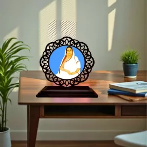 Car Desk/Table Top Sri Baroma Wooden Photo Stand 3x4 Inches, Compact & Stylish Spiritual Display For Car, Home & Office (Pack Of 1) (F19742) Car Desk/Table Top Sri Baroma Wooden Photo Stand 3x4 Inches, Compact & Stylish Spiritual Display For Car, Home & Office (Pack Of 1) (F19742)