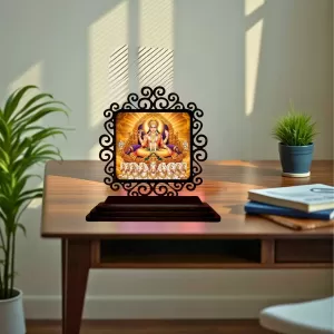 Car Desk/Table Top Lord Kubera Wooden Photo Stand 3x4 Inches, Compact & Stylish Spiritual Display For Car, Home & Office (Pack Of 1) (F19834) Car Desk/Table Top Lord Kubera Wooden Photo Stand 3x4 Inches, Compact & Stylish Spiritual Display For Car, Home & Office (Pack Of 1) (F19834)