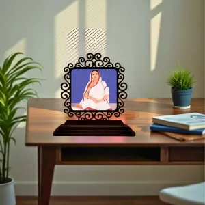 Car Desk/Table Top Baroma Wooden Photo Stand 3x4 Inches, Compact & Stylish Spiritual Display For Car, Home & Office (Pack Of 1) (F19924) Car Desk/Table Top Baroma Wooden Photo Stand 3x4 Inches, Compact & Stylish Spiritual Display For Car, Home & Office (Pack Of 1) (F19924)