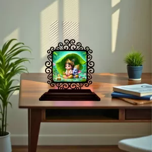 Car Desk/Table Top Lord Ganesha Wooden Photo Stand 3x4 Inches, Compact & Stylish Spiritual Display For Car, Home & Office (Pack Of 1) (F19956) Car Desk/Table Top Lord Ganesha Wooden Photo Stand 3x4 Inches, Compact & Stylish Spiritual Display For Car, Home & Office (Pack Of 1) (F19956)