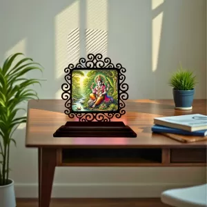 Car Desk/Table Top Lord Ganesha Wooden Photo Stand 3x4 Inches, Compact & Stylish Spiritual Display For Car, Home & Office (Pack Of 1) (F20033) Car Desk/Table Top Lord Ganesha Wooden Photo Stand 3x4 Inches, Compact & Stylish Spiritual Display For Car, Home & Office (Pack Of 1) (F20033)
