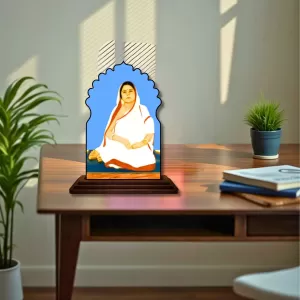 Car Dashboard/Table Top Boroma Wooden Temple Photo Stand 3x4 Inches, Compact & Stylish Spiritual Display For Car, Home & Office (Pack Of 1) (F22492) Car Dashboard/Table Top Boroma Wooden Temple Photo Stand 3x4 Inches, Compact & Stylish Spiritual Display For Car, Home & Office (Pack Of 1) (F22492)