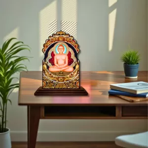 Car Dashboard/Table Top Sri Mahabir Wooden Temple Photo Stand 3x4 Inches, Compact & Stylish Spiritual Display For Car, Home & Office (Pack Of 1) (F22493) Car Dashboard/Table Top Sri Mahabir Wooden Temple Photo Stand 3x4 Inches, Compact & Stylish Spiritual Display For Car, Home & Office (Pack Of 1) (F22493)