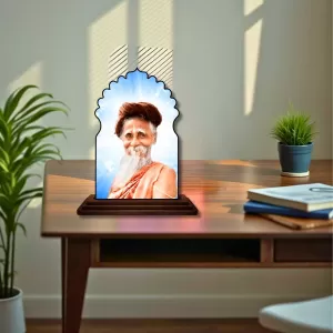 Car Dashboard/Table Top Sri Sri Sitaramdas Omkarnath Wooden Temple Photo Stand 3x4 Inches, Compact & Stylish Spiritual Display For Car, Home & Office (Pack Of 1) (F22495) Car Dashboard/Table Top Sri Sri Sitaramdas Omkarnath Wooden Temple Photo Stand 3x4 Inches, Compact & Stylish Spiritual Display For Car, Home & Office (Pack Of 1) (F22495)