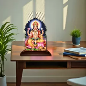 Car Dashboard/Table Top Lord Vishnu Wooden Temple Photo Stand 3x4 Inches, Compact & Stylish Spiritual Display For Car, Home & Office (Pack Of 1) (F22534) Car Dashboard/Table Top Lord Vishnu Wooden Temple Photo Stand 3x4 Inches, Compact & Stylish Spiritual Display For Car, Home & Office (Pack Of 1) (F22534)