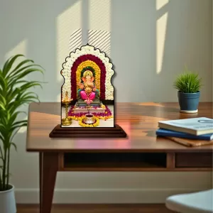 Car Dashboard/Table Top Lord Ganesha Wooden Temple Photo Stand 3x4 Inches, Compact & Stylish Spiritual Display For Car, Home & Office (Pack Of 1) (F22558) Car Dashboard/Table Top Lord Ganesha Wooden Temple Photo Stand 3x4 Inches, Compact & Stylish Spiritual Display For Car, Home & Office (Pack Of 1) (F22558)
