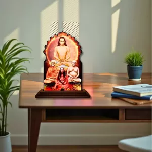 Car Dashboard/Table Top Spiritual Gurus Wooden Temple Photo Stand 3x4 Inches, Compact & Stylish Spiritual Display For Car, Home & Office (Pack Of 1) (F22590) Car Dashboard/Table Top Spiritual Gurus Wooden Temple Photo Stand 3x4 Inches, Compact & Stylish Spiritual Display For Car, Home & Office (Pack Of 1) (F22590)
