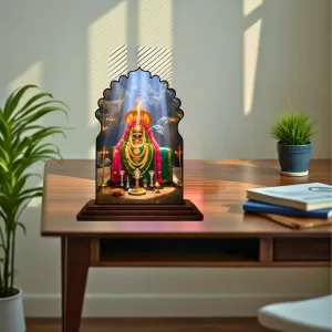 Car Dashboard/Table Top Jyotjirlingam Wooden Temple Photo Stand 3x4 Inches, Compact & Stylish Spiritual Display For Car, Home & Office (Pack Of 1) (F22593) Car Dashboard/Table Top Jyotjirlingam Wooden Temple Photo Stand 3x4 Inches, Compact & Stylish Spiritual Display For Car, Home & Office (Pack Of 1) (F22593)