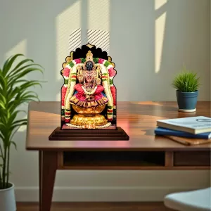 Car Dashboard/Table Top Goddess Padmavati Wooden Temple Photo Stand 3x4 Inches, Compact & Stylish Spiritual Display For Car, Home & Office (Pack Of 1) (F22618) Car Dashboard/Table Top Goddess Padmavati Wooden Temple Photo Stand 3x4 Inches, Compact & Stylish Spiritual Display For Car, Home & Office (Pack Of 1) (F22618)