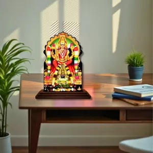 Car Dashboard/Table Top Angala Parameshwari Wooden Temple Photo Stand 3x4 Inches, Compact & Stylish Spiritual Display For Car, Home & Office (Pack Of 1) (F22681) Car Dashboard/Table Top Angala Parameshwari Wooden Temple Photo Stand 3x4 Inches, Compact & Stylish Spiritual Display For Car, Home & Office (Pack Of 1) (F22681)