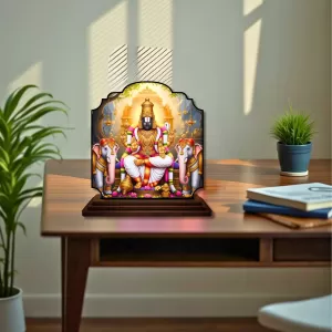 Car Dashboard/Table Top Lord Balaji Wooden Rectangle Photo Stand 3x4 Inches, Compact & Stylish Spiritual Display For Car, Home & Office (Pack Of 1) (F22304) Car Dashboard/Table Top Lord Balaji Wooden Rectangle Photo Stand 3x4 Inches, Compact & Stylish Spiritual Display For Car, Home & Office (Pack Of 1) (F22304)