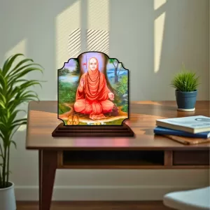 Car Dashboard/Table Top Shree Narasimha Saraswati Wooden Rectangle Photo Stand 3x4 Inches, Compact & Stylish Spiritual Display For Car, Home & Office (Pack Of 1) (F22332) Car Dashboard/Table Top Shree Narasimha Saraswati Wooden Rectangle Photo Stand 3x4 Inches, Compact & Stylish Spiritual Display For Car, Home & Office (Pack Of 1) (F22332)