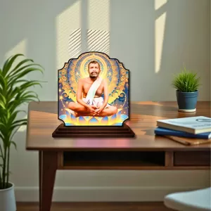 Car Dashboard/Table Top Ramakrishna Paramahamsa Wooden Rectangle Photo Stand 3x4 Inches, Compact & Stylish Spiritual Display For Car, Home & Office (Pack Of 1) (F22427) Car Dashboard/Table Top Ramakrishna Paramahamsa Wooden Rectangle Photo Stand 3x4 Inches, Compact & Stylish Spiritual Display For Car, Home & Office (Pack Of 1) (F22427)