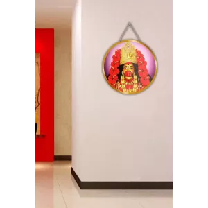 Tara Maa 12x12 Inch Round Religious Photo Frame | Spiritual Wall Decor For Home Temple, Pooja Room & Office | Divine Wall Art Picture For Worship, Meditation & Gift (F13064) Tara Maa 12x12 Inch Round Religious Photo Frame | Spiritual Wall Decor For Home Temple, Pooja Room & Office | Divine Wall Art Picture For Worship, Meditation & Gift (F13064)