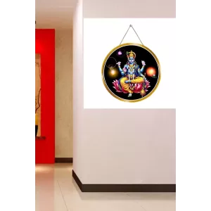Lord Vishnu 12x12 Inch Round Religious Photo Frame | Spiritual Wall Decor For Home Temple, Pooja Room & Office | Divine Wall Art Picture For Worship, Meditation & Gift (F13117) Lord Vishnu 12x12 Inch Round Religious Photo Frame | Spiritual Wall Decor For Home Temple, Pooja Room & Office | Divine Wall Art Picture For Worship, Meditation & Gift (F13117)