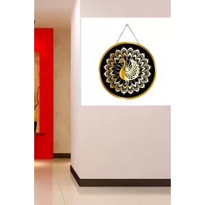 Peacock Symbol 12x12 Inch Round Religious Photo Frame | Spiritual Wall Decor For Home Temple, Pooja Room & Office | Divine Wall Art Picture For Worship, Meditation & Gift (F13160) Peacock Symbol 12x12 Inch Round Religious Photo Frame | Spiritual Wall Decor For Home Temple, Pooja Room & Office | Divine Wall Art Picture For Worship, Meditation & Gift (F13160)