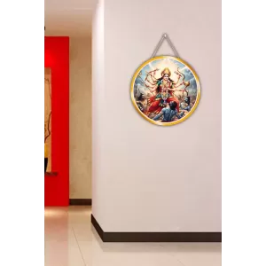 Maa Kali 12x12 Inch Round Religious Photo Frame | Spiritual Wall Decor For Home Temple, Pooja Room & Office | Divine Wall Art Picture For Worship, Meditation & Gift (F13165) Maa Kali 12x12 Inch Round Religious Photo Frame | Spiritual Wall Decor For Home Temple, Pooja Room & Office | Divine Wall Art Picture For Worship, Meditation & Gift (F13165)