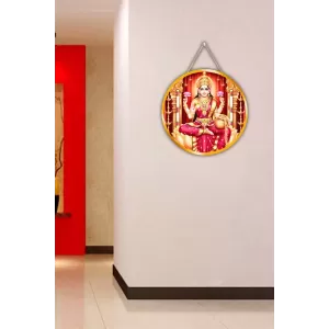 Goddess Lakshmi 12x12 Inch Round Religious Photo Frame | Spiritual Wall Decor For Home Temple, Pooja Room & Office | Divine Wall Art Picture For Worship, Meditation & Gift (F13205) Goddess Lakshmi 12x12 Inch Round Religious Photo Frame | Spiritual Wall Decor For Home Temple, Pooja Room & Office | Divine Wall Art Picture For Worship, Meditation & Gift (F13205)