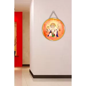 Lord Hanuman 12x12 Inch Round Religious Photo Frame | Spiritual Wall Decor For Home Temple, Pooja Room & Office | Divine Wall Art Picture For Worship, Meditation & Gift (F13215) Lord Hanuman 12x12 Inch Round Religious Photo Frame | Spiritual Wall Decor For Home Temple, Pooja Room & Office | Divine Wall Art Picture For Worship, Meditation & Gift (F13215)