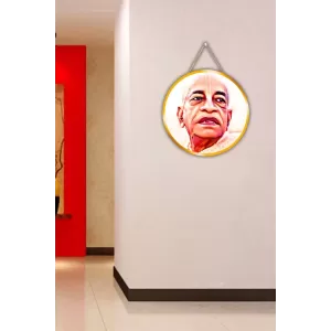Bhaktivedanta Swami Prabhupada 12x12 Inch Round Religious Photo Frame | Spiritual Wall Decor For Home Temple, Pooja Room & Office | Divine Wall Art Picture For Worship, Meditation & Gift (F13250) Bhaktivedanta Swami Prabhupada 12x12 Inch Round Religious Photo Frame | Spiritual Wall Decor For Home Temple, Pooja Room & Office | Divine Wall Art Picture For Worship, Meditation & Gift (F13250)