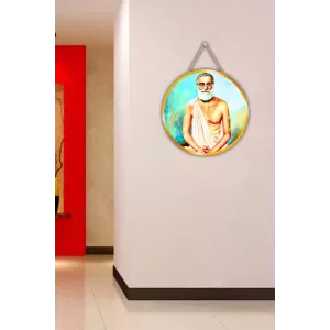 Bhaktisiddhanta Sarasvati 12x12 Inch Round Religious Photo Frame | Spiritual Wall Decor For Home Temple, Pooja Room & Office | Divine Wall Art Picture For Worship, Meditation & Gift (F13261) Bhaktisiddhanta Sarasvati 12x12 Inch Round Religious Photo Frame | Spiritual Wall Decor For Home Temple, Pooja Room & Office | Divine Wall Art Picture For Worship, Meditation & Gift (F13261)