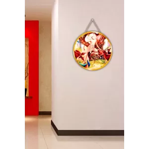 Sri Chaitanya Mahaprabhu 12x12 Inch Round Religious Photo Frame | Spiritual Wall Decor For Home Temple, Pooja Room & Office | Divine Wall Art Picture For Worship, Meditation & Gift (F13267) Sri Chaitanya Mahaprabhu 12x12 Inch Round Religious Photo Frame | Spiritual Wall Decor For Home Temple, Pooja Room & Office | Divine Wall Art Picture For Worship, Meditation & Gift (F13267)