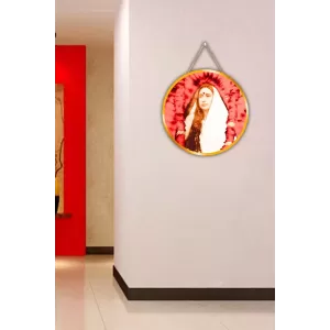 Sri Sarada Devi 12x12 Inch Round Religious Photo Frame | Spiritual Wall Decor For Home Temple, Pooja Room & Office | Divine Wall Art Picture For Worship, Meditation & Gift (F13284) Sri Sarada Devi 12x12 Inch Round Religious Photo Frame | Spiritual Wall Decor For Home Temple, Pooja Room & Office | Divine Wall Art Picture For Worship, Meditation & Gift (F13284)