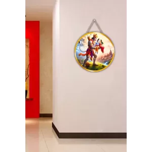 Lord Rama Sita Lashmana 12x12 Inch Round Religious Photo Frame | Spiritual Wall Decor For Home Temple, Pooja Room & Office | Divine Wall Art Picture For Worship, Meditation & Gift (F13301) Lord Rama Sita Lashmana 12x12 Inch Round Religious Photo Frame | Spiritual Wall Decor For Home Temple, Pooja Room & Office | Divine Wall Art Picture For Worship, Meditation & Gift (F13301)